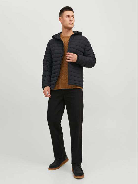 Jack & Jones Jack & Jones Demisezoninė striukė Recycle 12235898 Juoda Regular Fit