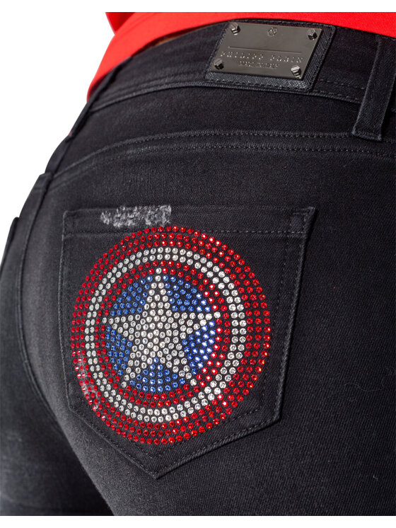 PHILIPP PLEIN PHILIPP PLEIN Džegínsy 30796 Čierna