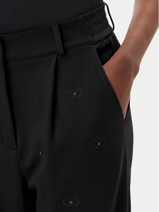 Liu Jo Sport Liu Jo Sport Pantaloni trening TA5193 J5942 Negru Relaxed Fit