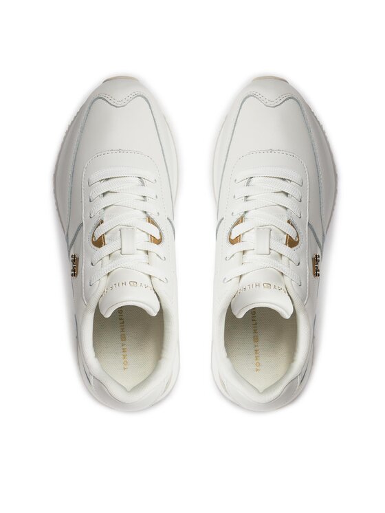 Tommy Hilfiger Tommy Hilfiger Сникърси Th Elevated Feminine Runner Hw FW0FW07830 Бял