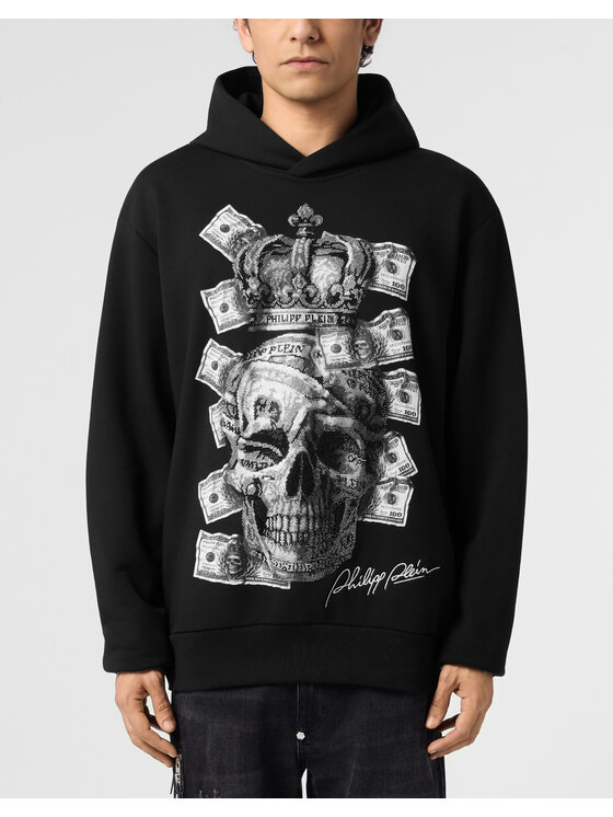 PHILIPP PLEIN PHILIPP PLEIN Felpa 31089 Nero Regular Fit
