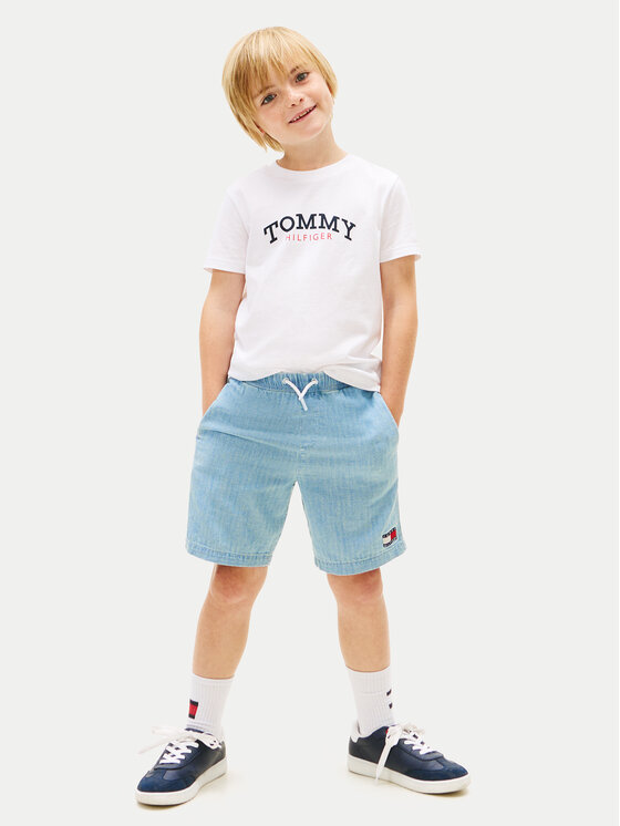 Tommy Hilfiger Tommy Hilfiger Marškinėliai KB0KB10263 Balta Regular Fit