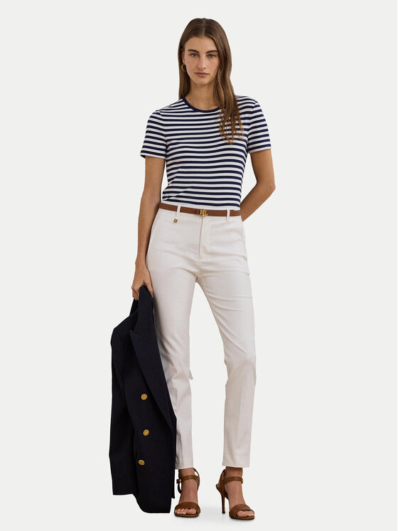 LAUREN RALPH LAUREN LAUREN RALPH LAUREN Marškinėliai 200957662001 Tamsiai mėlyna Slim Fit