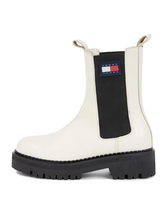 Tommy Jeans Tommy Jeans Μποτάκια με λάστιχο Tjw Urban Chelsea EN0EN02298 Λευκό