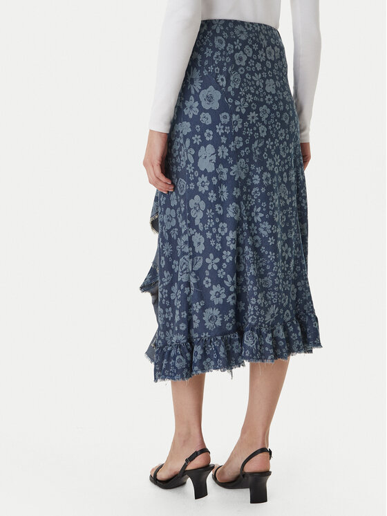 Desigual Desigual Джинсова спідниця Anem 26SWFW04 Голубий Regular Fit