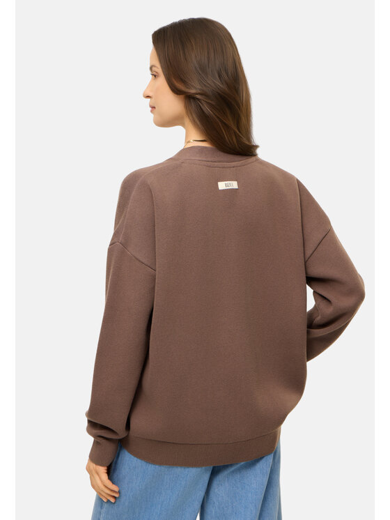 BIZUU BIZUU Kardigan FLOMMY Hnědá Standard Fit