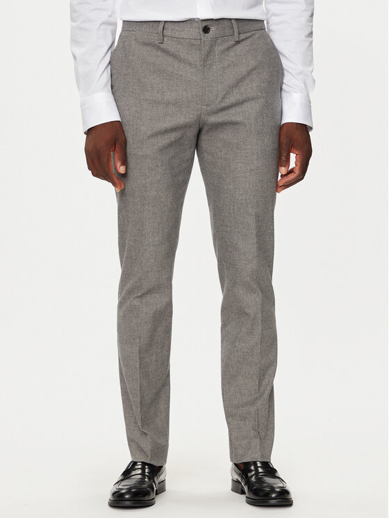 Tommy Hilfiger Tommy Hilfiger Παντελόνι υφασμάτινο MW0MW36735 Γκρι Straight Fit