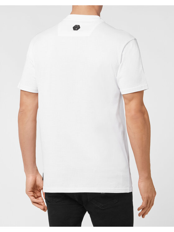 PHILIPP PLEIN PHILIPP PLEIN T-Shirt 3489 Biały Regular Fit