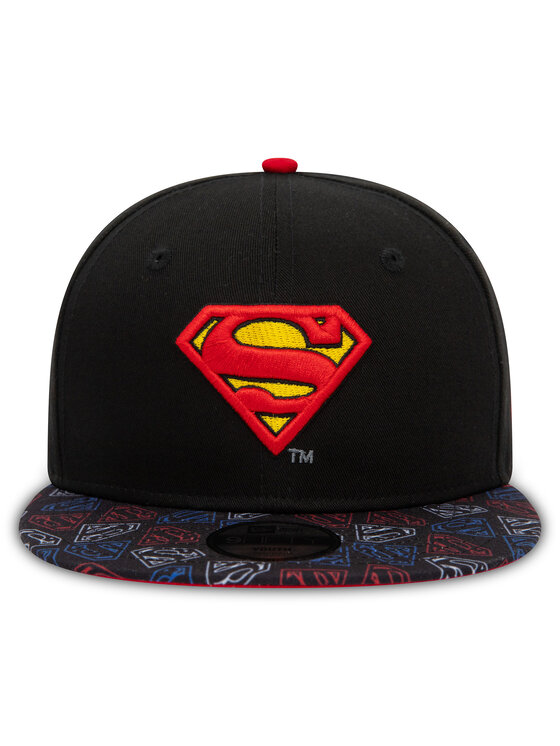New Era New Era Cappellino Kids Super Aop 950 Supman 60435015 M Nero