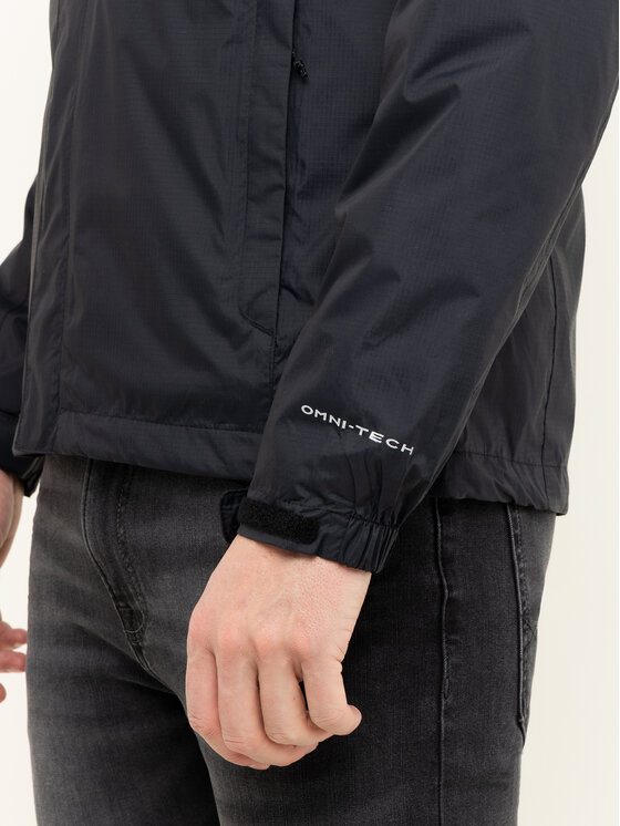 Columbia Columbia Nepremokavá bunda Pouring Adventure II 1760061 Čierna Regular Fit