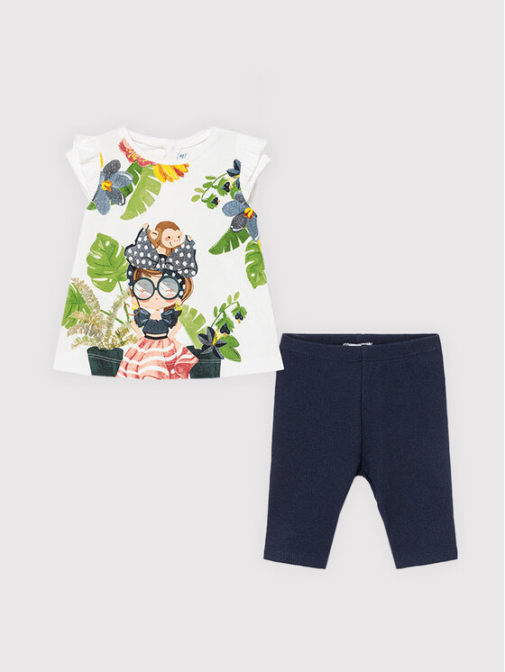 Completo maglietta e leggings 1711 Multicolore
