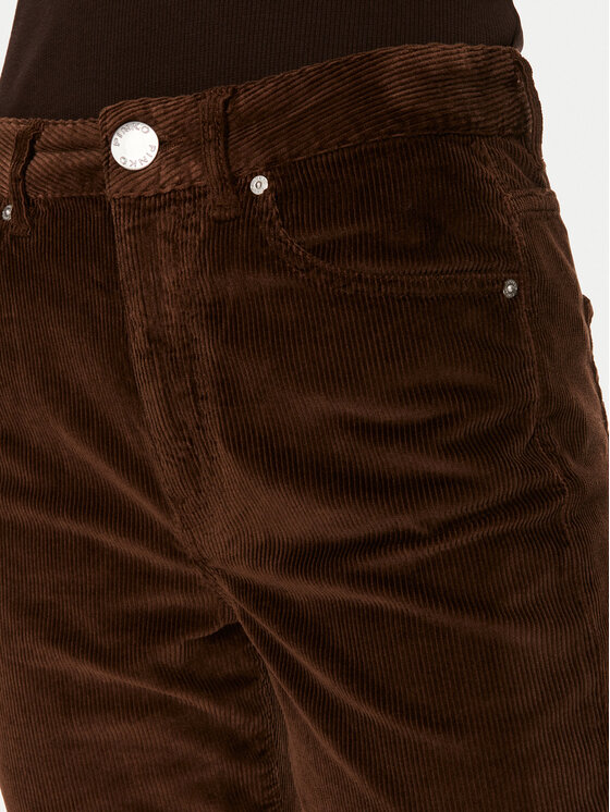 PINKO Pinko Παντελόνι υφασμάτινο Flora 100561 A20R Καφέ Regular Fit