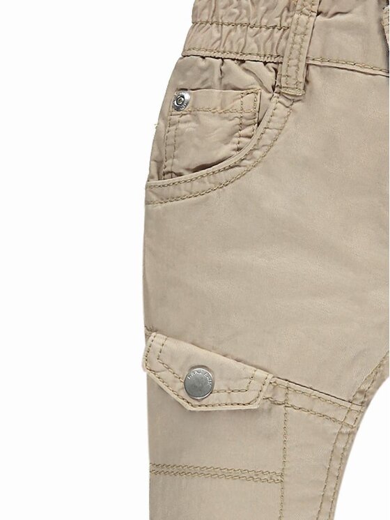 Kanz Kanz Spodnie materiałowe 1642404-6031 Beżowy Basic Fit