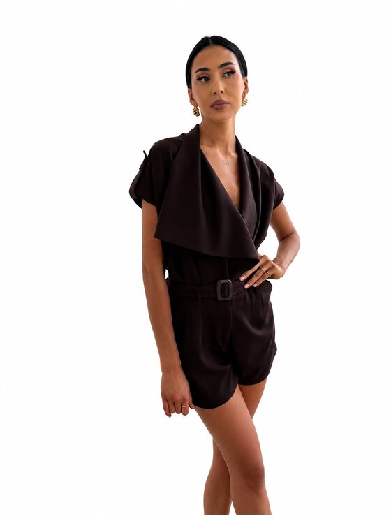 Agatha Studio Agatha Studio Kombinezon A26LS-AB-K18 Brązowy Slim Fit