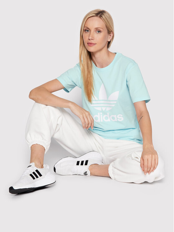 adidas adidas T-shirt adicolor Classics Trefoil HK9638 Plava Regular Fit