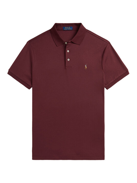 Polo Ralph Lauren Męskie Polo, rozmiar XL, Bordowe, 710704319173