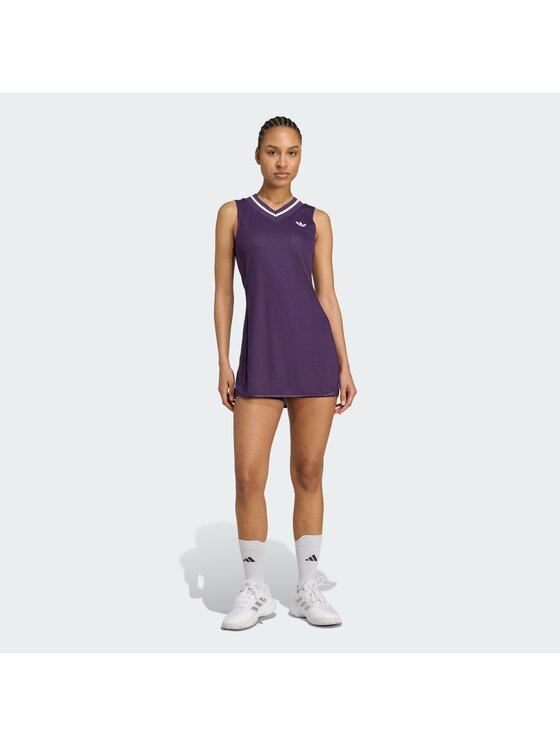 adidas adidas Sukienka tenisowa Tennis Pro Climacool Fioletowy Slim Fit