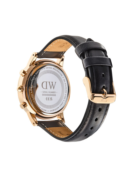 Daniel Wellington Daniel Wellington Hodinky Iconic Chronograph St Mawes Arctic Panda DW00100877 Čierna