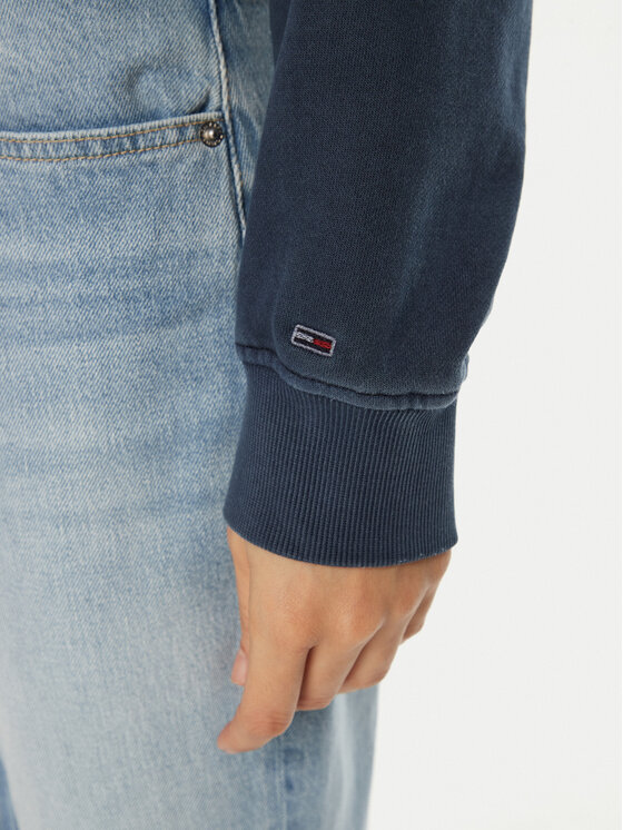 Tommy Jeans Tommy Jeans Bluza DW0DW19413 Granatowy Boxy Fit