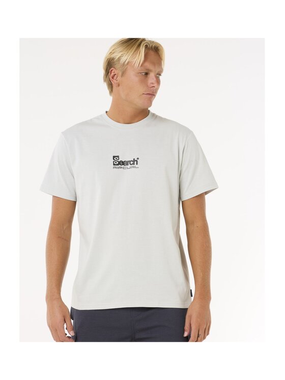 Rip Curl Rip Curl T-Shirt Vaporcool Searchin Tee Szary Standard Fit