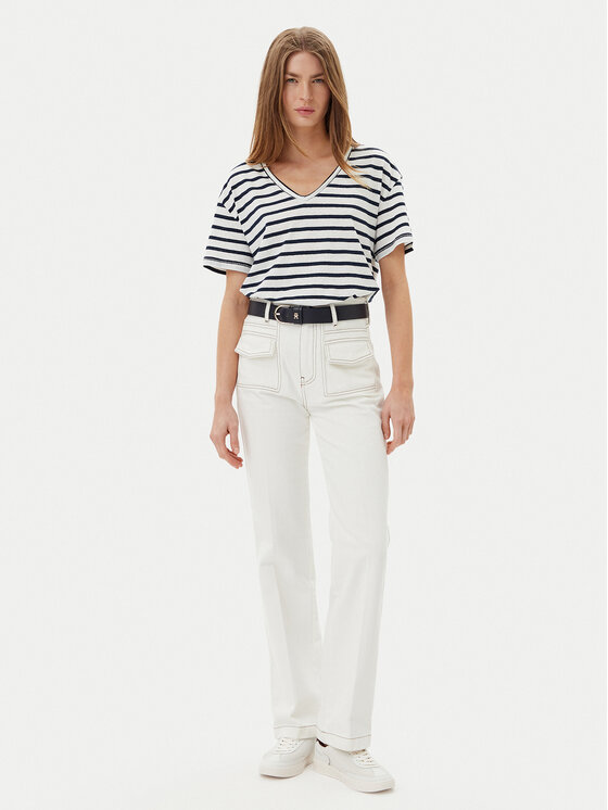 Tommy Hilfiger Tommy Hilfiger Marškinėliai WW0WW44551 Tamsiai mėlyna Regular Fit