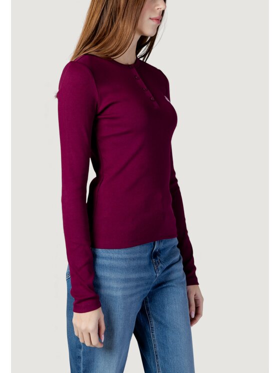 Calvin Klein Jeans Calvin Klein Jeans T-shirt LV047E201G Bordeaux Casual Fit