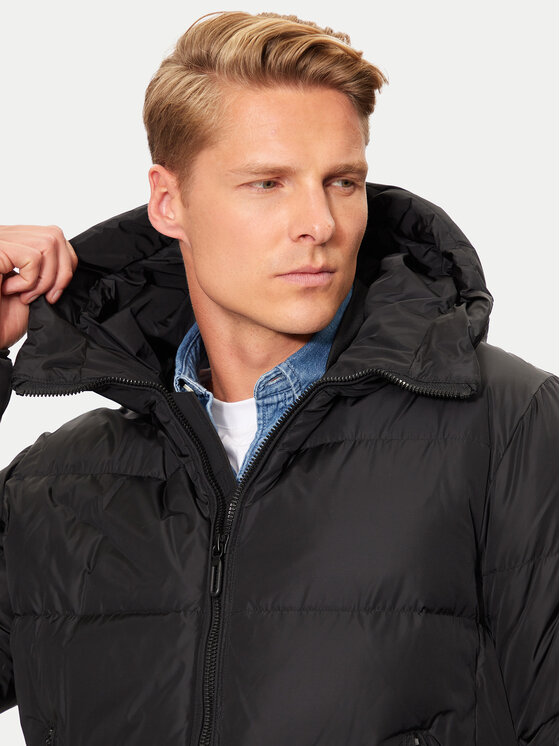 Bomboogie Bomboogie Vatovaná bunda JM7616TTNP4 Čierna Regular Fit