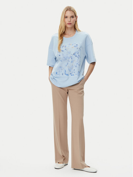 BOSS BOSS Футболка 50532093 Голубий Relaxed Fit
