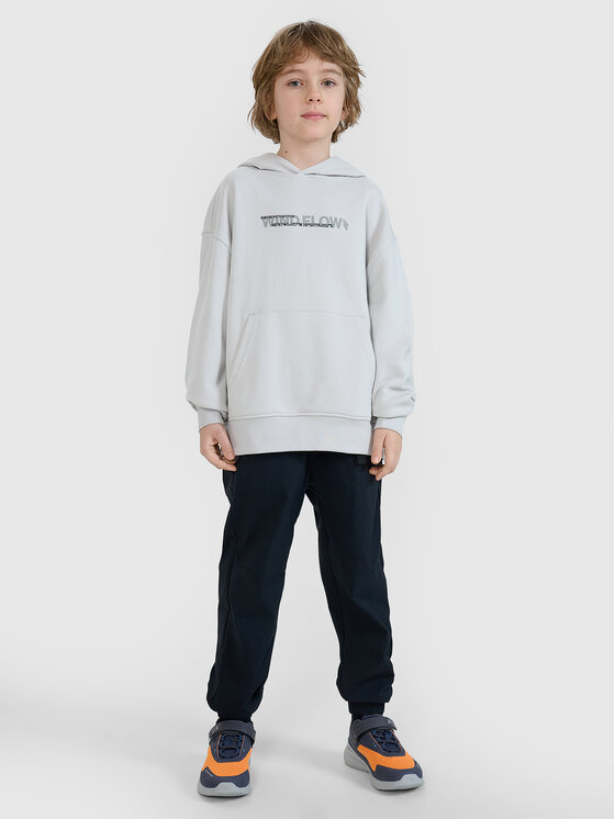 4F 4F Bluza OFF TRACK Szary jasny Oversize
