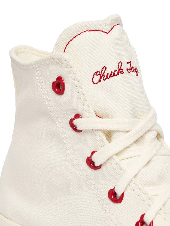 Converse Converse Кеди Chuck Taylor All Star Lift Platform Hearts A19058C Білий