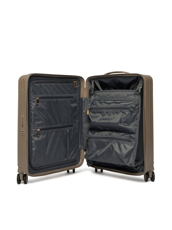 Guess Guess Rankinio bagažo lagaminas Centennial Travel TWHN96 75983 Šviesiai smėlinė