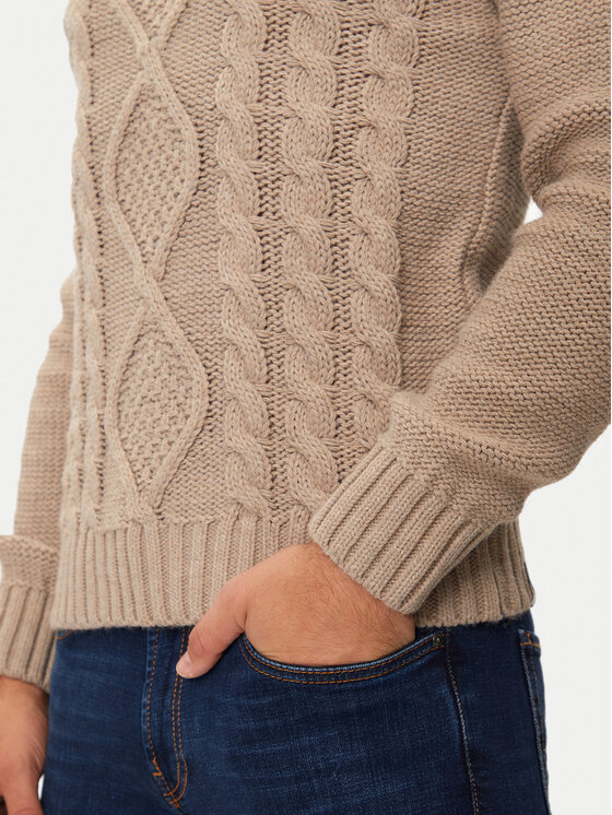 Bomboogie Bomboogie Гольф MM8796TKAW4 Бежевий Regular Fit