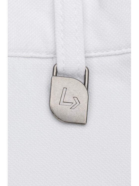 Lancerto Lancerto Szorty materiałowe Ibiza SZO082123000007 Biały Regular Fit