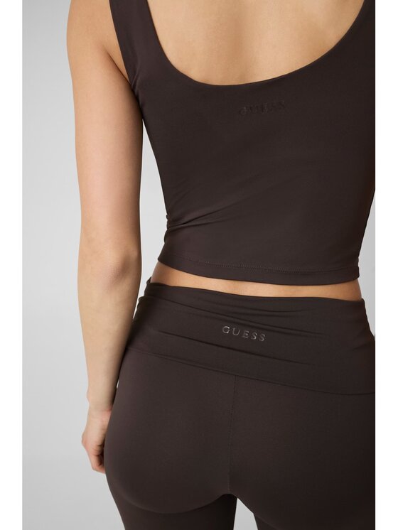 Guess Guess Top 183481 Brązowy Classic Fit