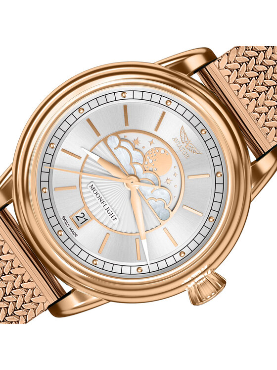 Aviator Aviator Orologio V.1.33.2.251.4-SET Oro rosa