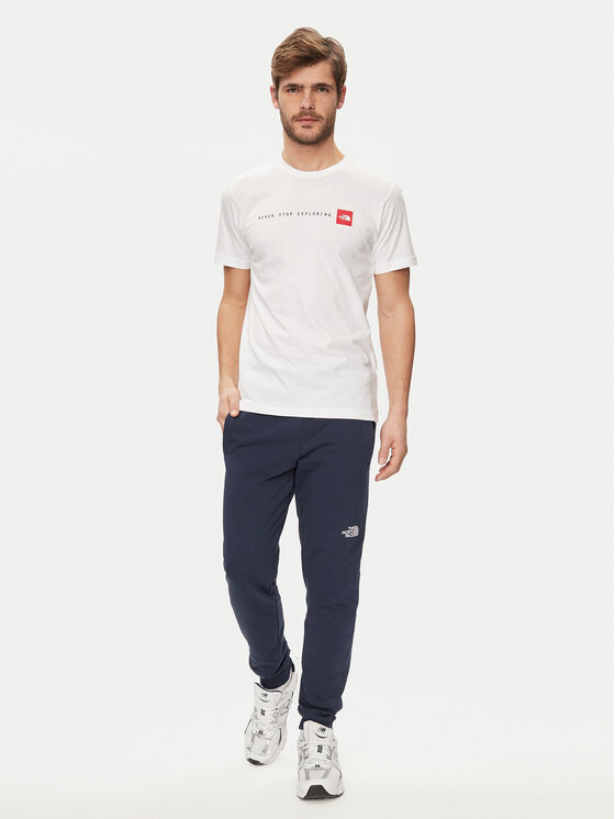 The North Face The North Face Tričko Never Stop NF0A87NS Biela Regular Fit