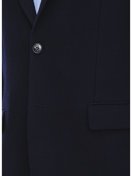 Pako Lorente Pako Lorente Marynarka P25WP-3X-007 Granatowy Slim Fit