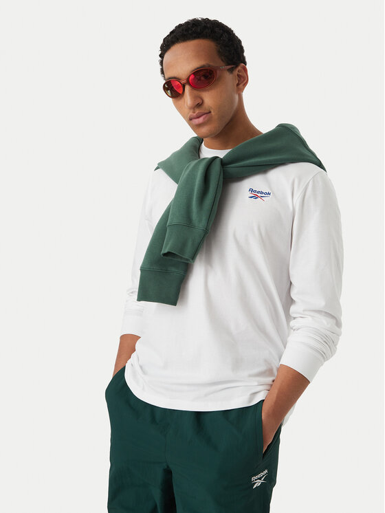 Reebok Reebok Longsleeve Feliks RK25738CCM Bianco Regular Fit
