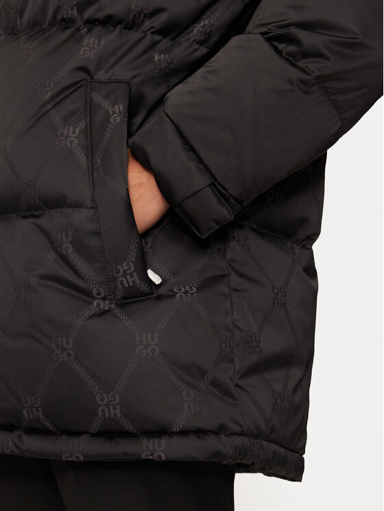 HUGO Hugo Geacă din puf Melmus2341 50524611 Negru Regular Fit