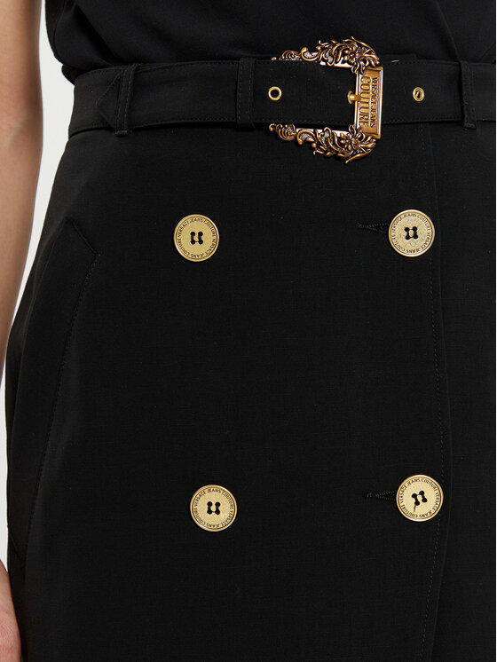 Versace Jeans Couture Versace Jeans Couture Спідниця-максі 78HAE802 N0432 Чорний Regular Fit