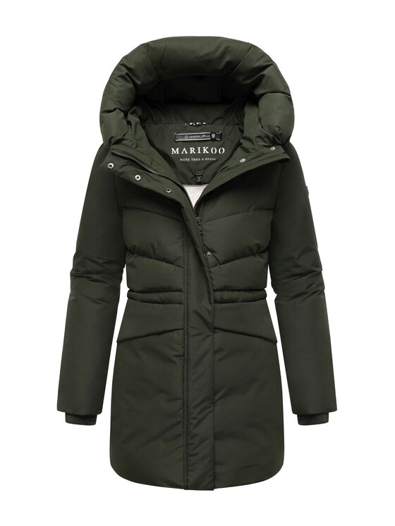 Marikoo Marikoo Kurtka zimowa Delilah Zielony Regular Fit