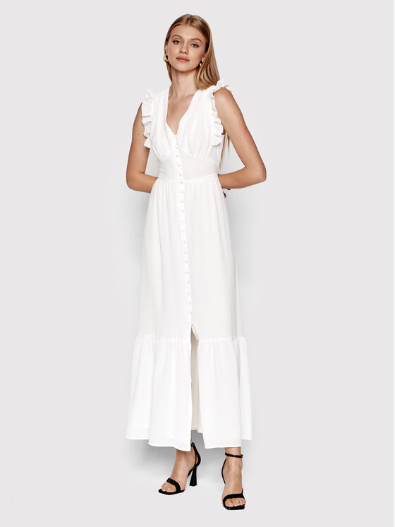 Vestito estivo WA2194 T3052 Bianco Regular Fit