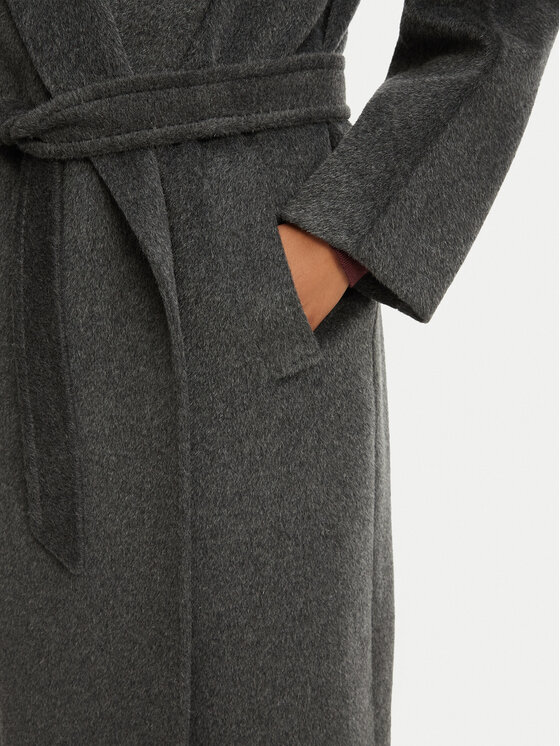 Weekend Max Mara Weekend Max Mara Вовняне пальто Tempera 2625016072 Сірий Regular Fit