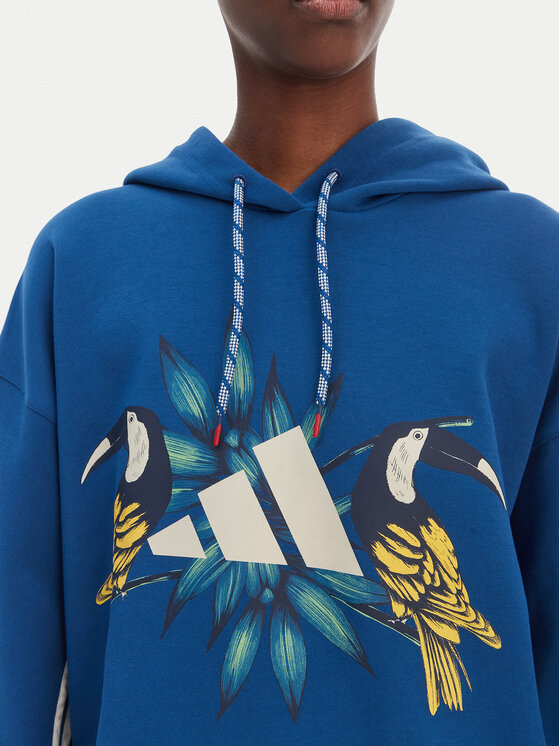 adidas adidas Sweatshirt Farm Rio KS2104 Dunkelblau Loose Fit