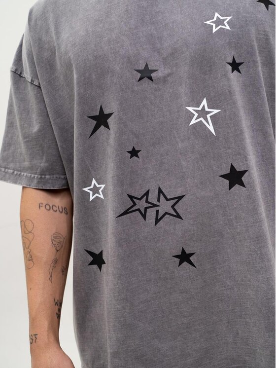 MyStars MyStars T-Shirt 131059 Szary Oversize