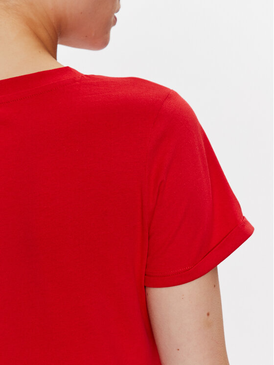 Diadora Diadora T-Shirt Core 102.179375 Czerwony Regular Fit