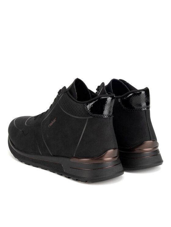 Rieker Rieker Pusbačiai N1405-00 Juoda