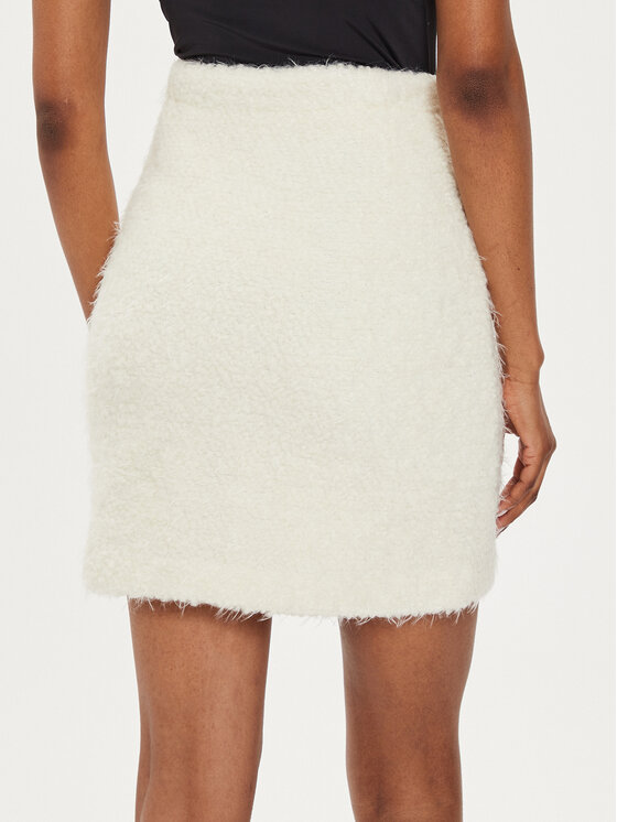 Gestuz Gestuz Φούστα pencil Yalana 10908760 Εκρού Relaxed Fit