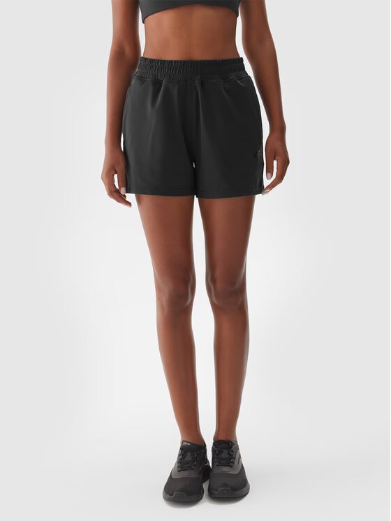 4F 4F Pantaloncini sportivi 4FWAW24TFSHF705-20S Nero Regular Fit
