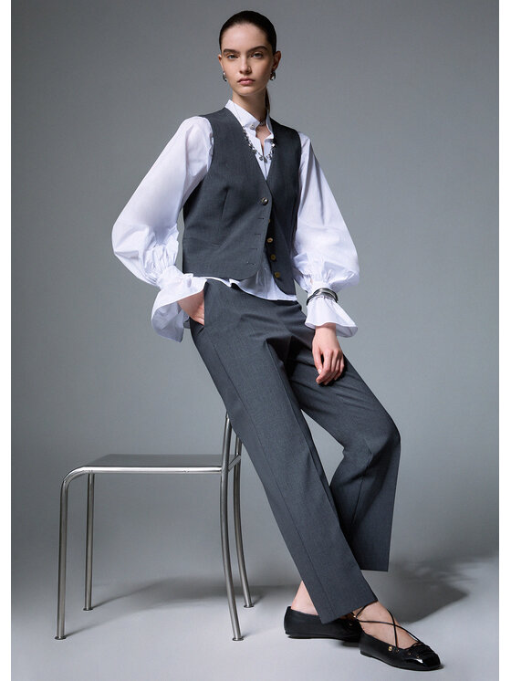 Liu Jo Liu Jo Pantalone da abito WF6339T743A02069 Verde Regular Fit